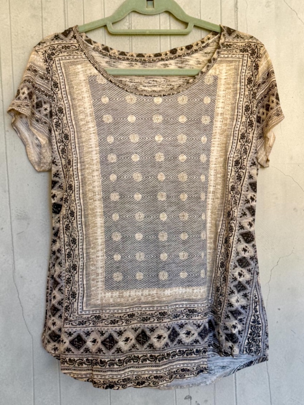 Lucky Brand short sleeve top size large